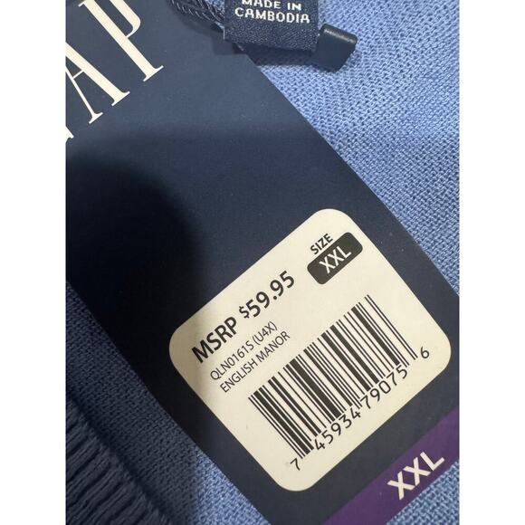 Gap Light Weight V-Neck Sweater Blue Size XXL NWT - Picture 12 of 12
